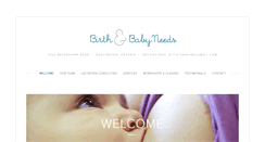 Desktop Screenshot of birthandbabyneeds.com